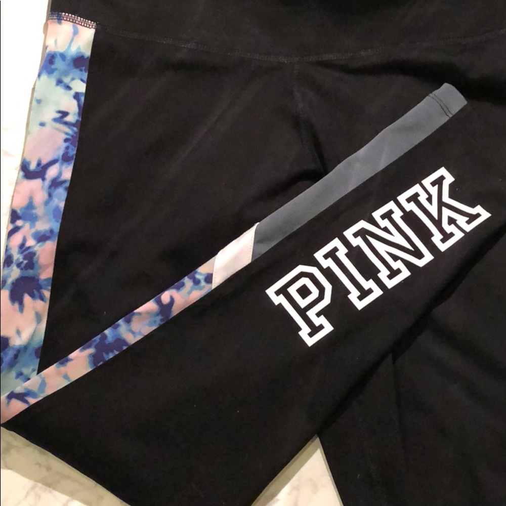 VICTORIA SECRET PINK MARBLE WATERCOLOR LEGGINGS 💕